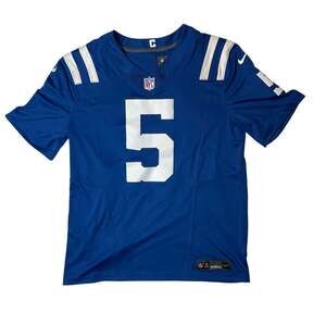 Nike Colts Richardson #5 Jersey Mens Large Blue NFL Dri-Fit